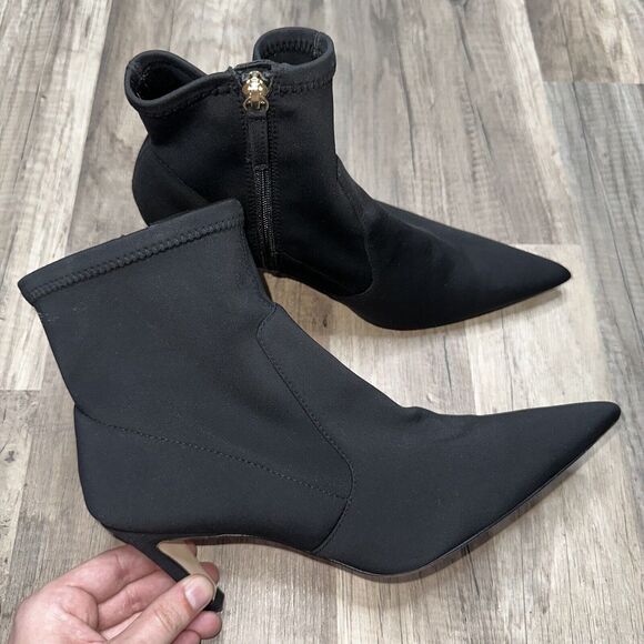 Good American Shoes - Good American Women’s Neoprene Kickstand Ankle Boot Black Size 10.5